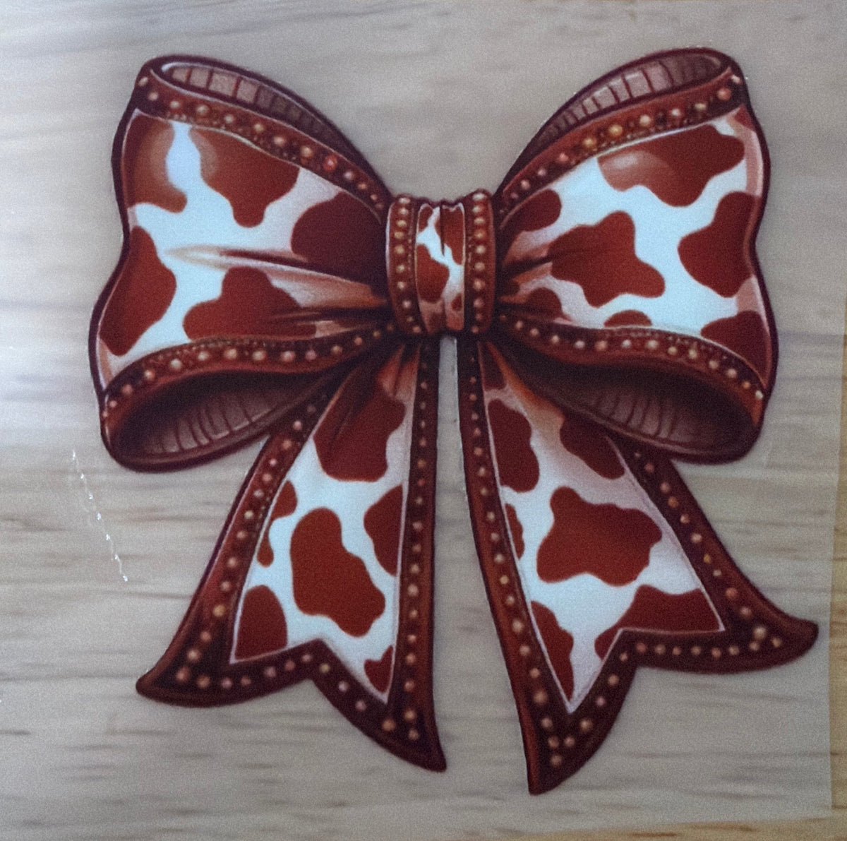 Cowhide Bow Trucker Hat