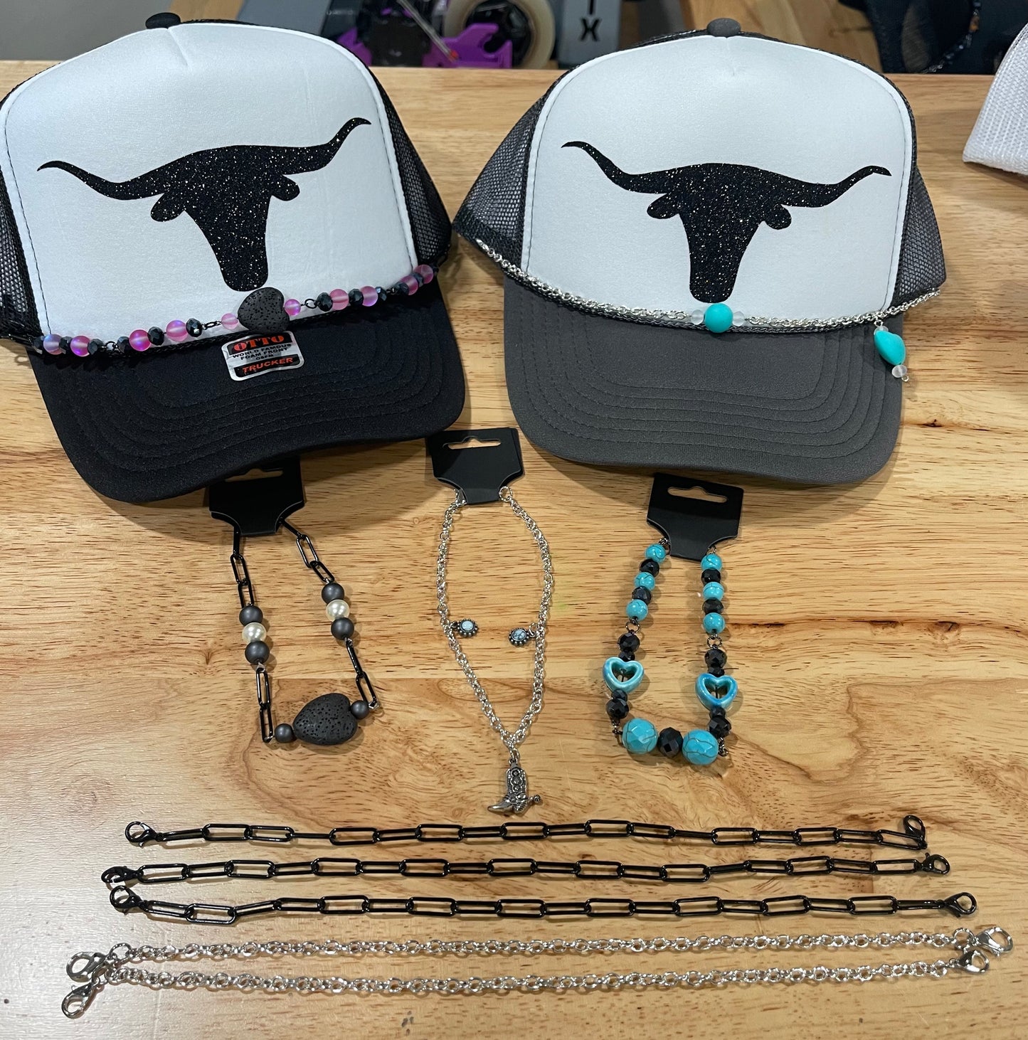 Trucker Hat and Hat Chain Collections