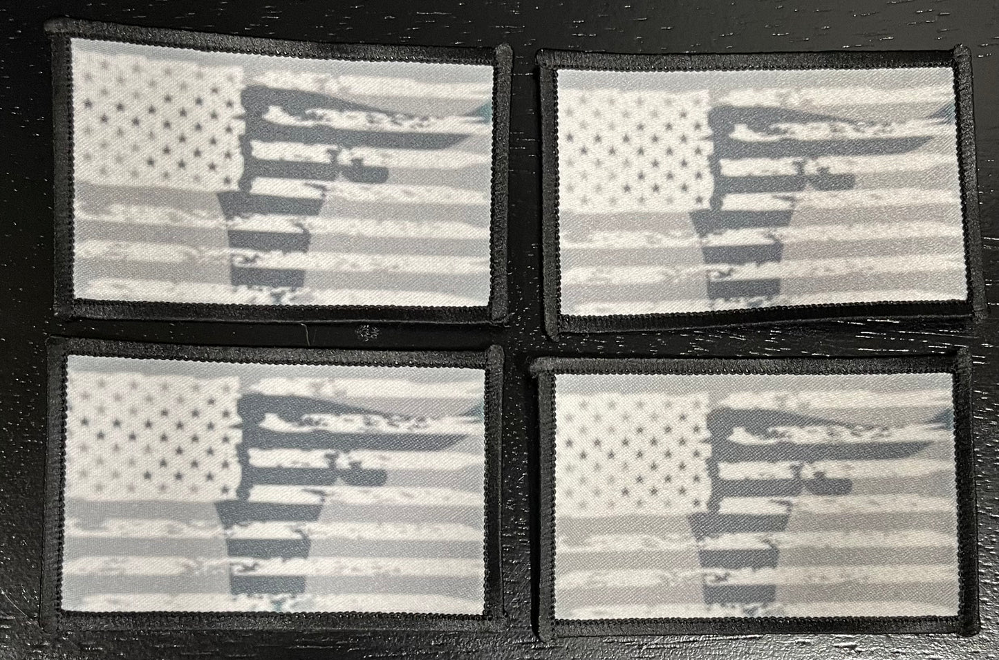 American Flag & Longhorn Patch