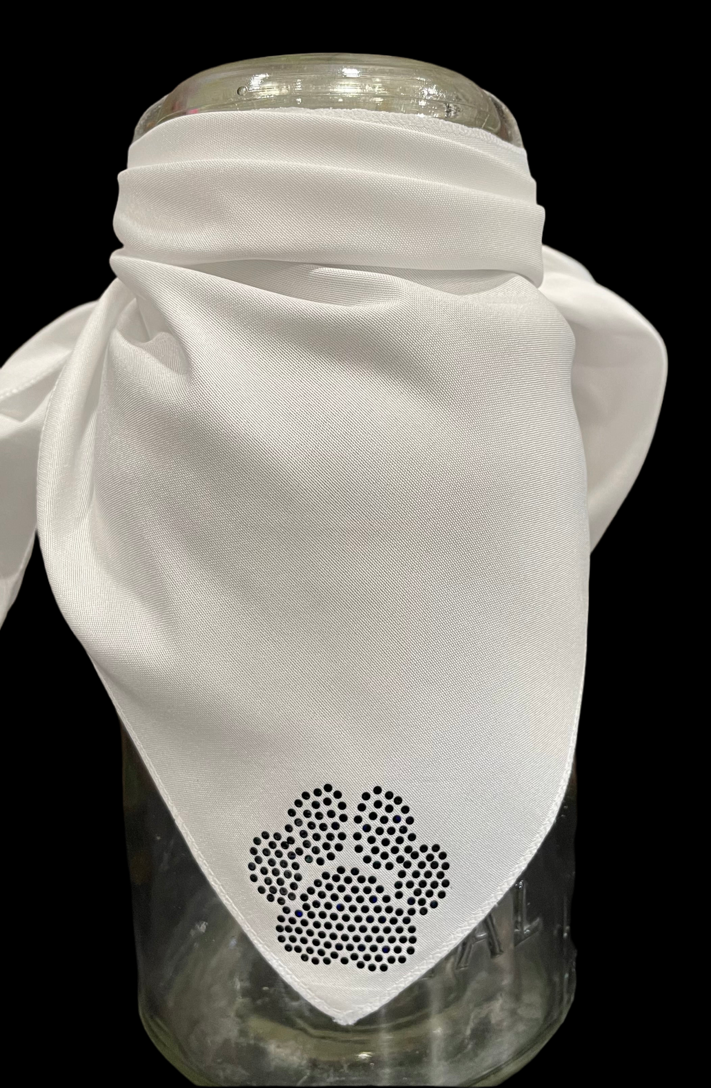 Dog Bandana - Paw Print Spangle