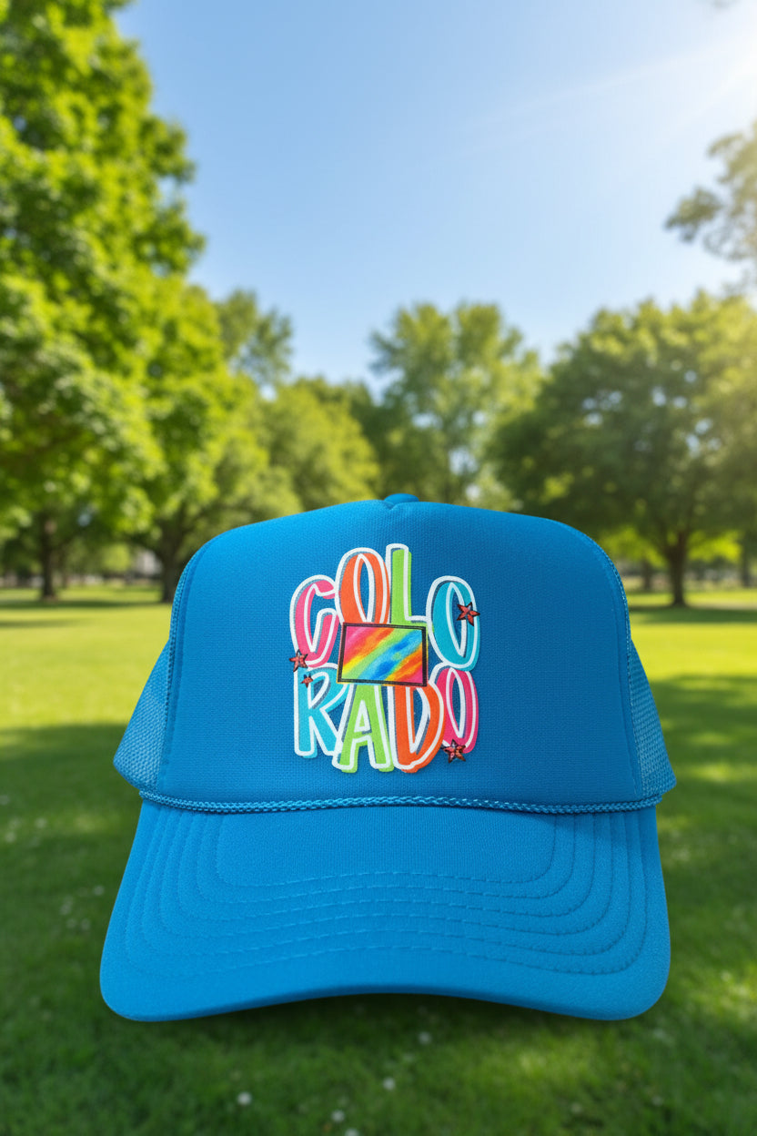 Colorful Colorado Trucker Hat