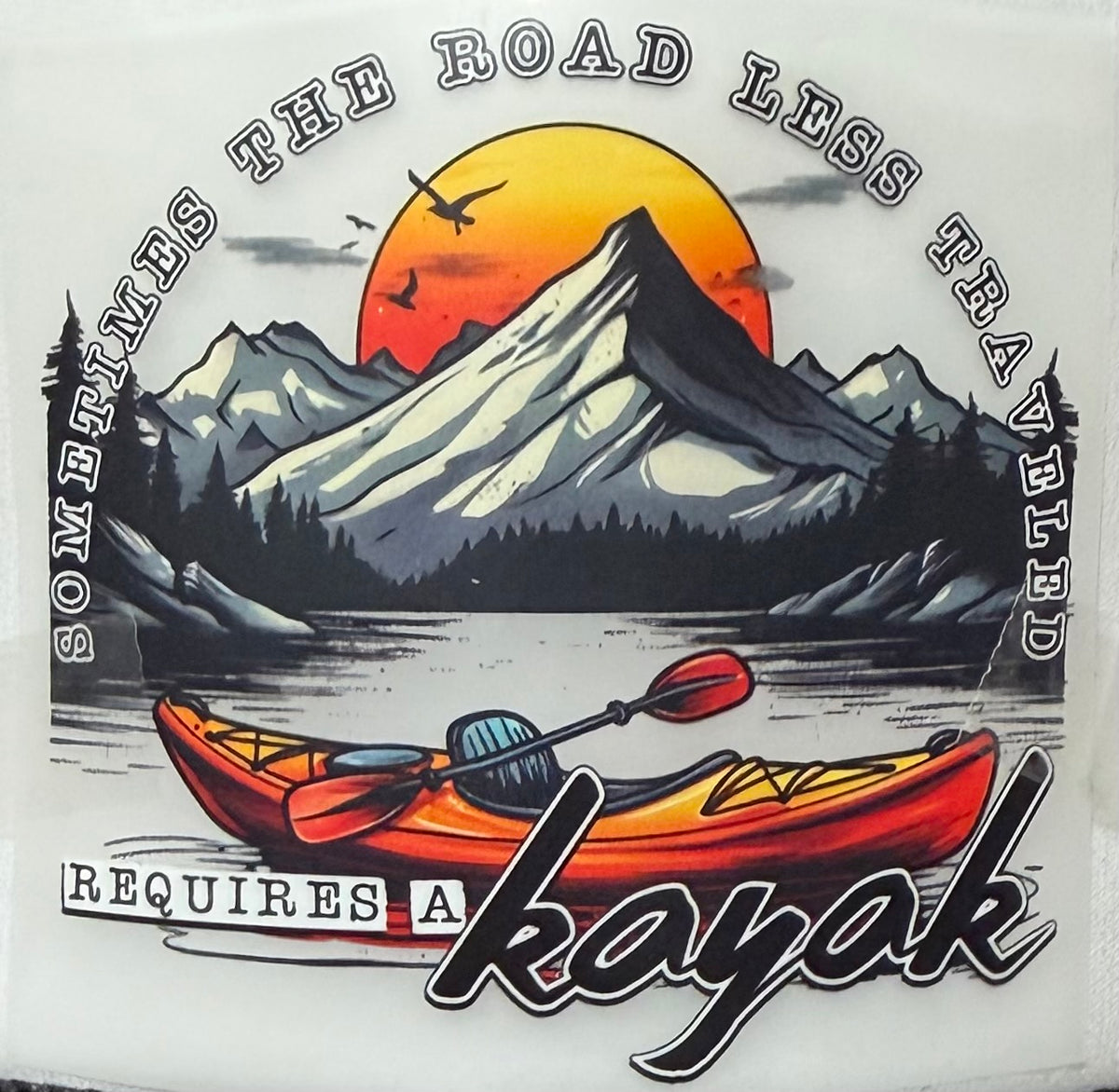 Sometimes The Road Less Traveled Requires a Kayak Trucker Hat