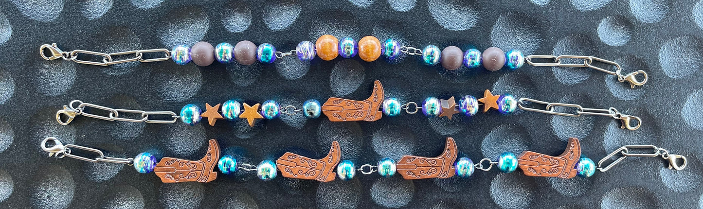 Hat Chains - Cowboy Boots