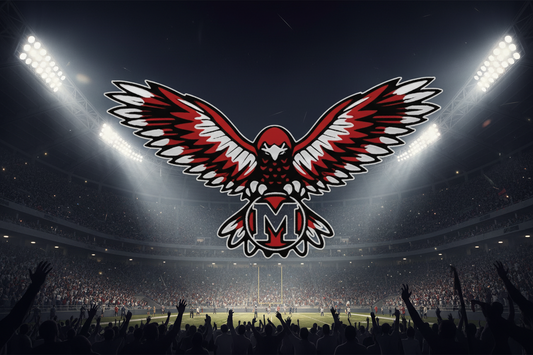 UV Decal - Montrose Red Hawks