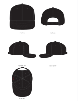 ACME Radiator & Heavy Equipment Embroidered Patch- OTTO 6 Panel Snapback Hat - Black