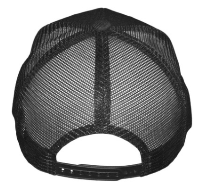 ACME Radiator Skull & Guns Woven Patch - Snapback Mesh Trucker Hat - Dark Gray