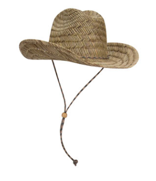 BLANK - OTTO CAP Straw Cowboy Hat w/ Adjustable Cord