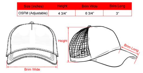 ACME Embroidered Logo - Cotton Foam Trucker Hat - White