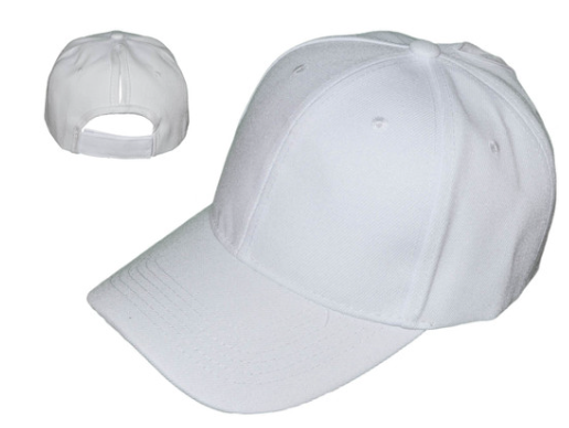 Ponytail Baseball Hat - White