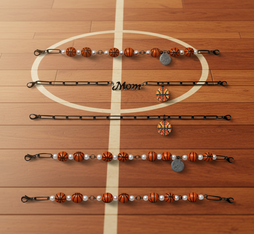 Hat Chain Accessories Basketball theme.