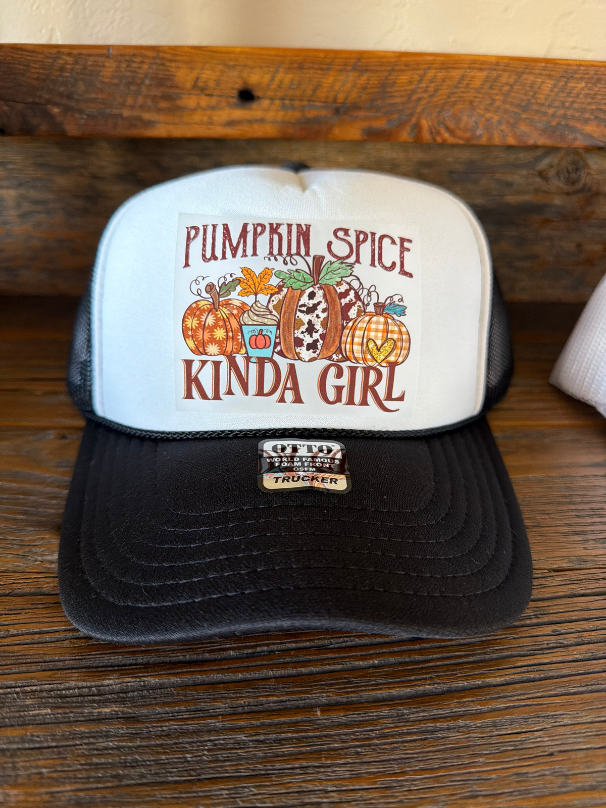 Pumpkin Spice Trucker Hats