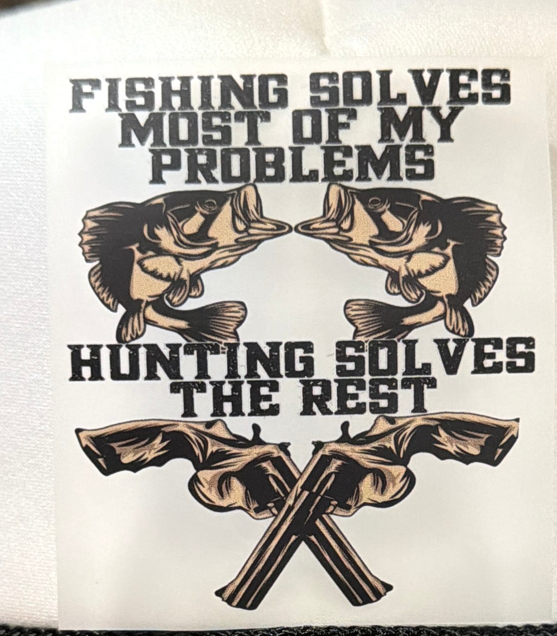 Fishing Solves Most Problems Trucker Hat