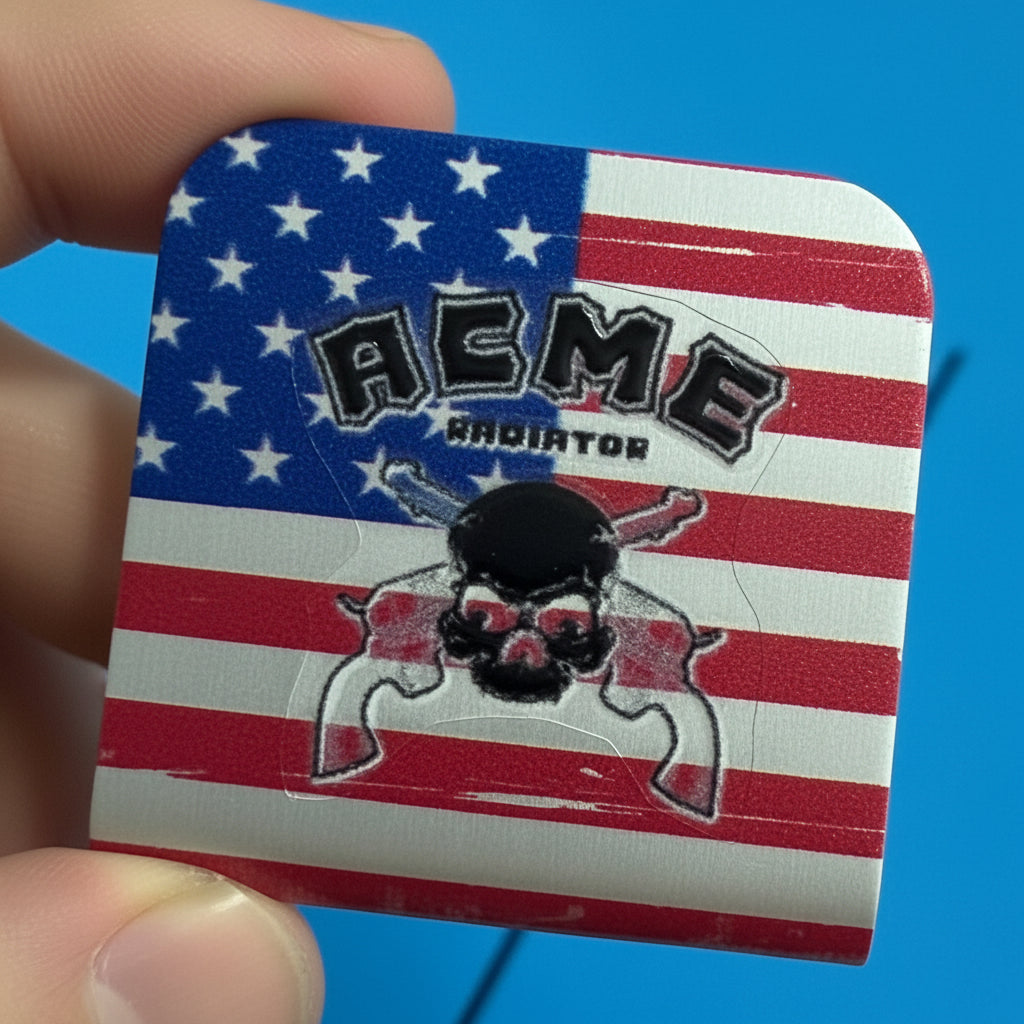 Hat Clip - Distressed UV Printed Flag