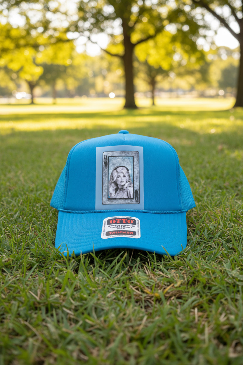 Country Queen Playing Card Trucker Hat