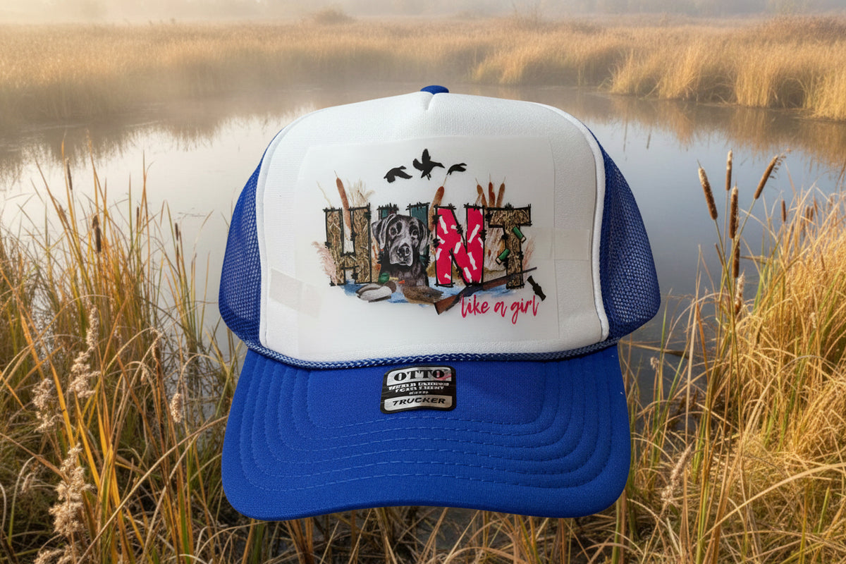 Hunt Like A Girl Trucker Hats