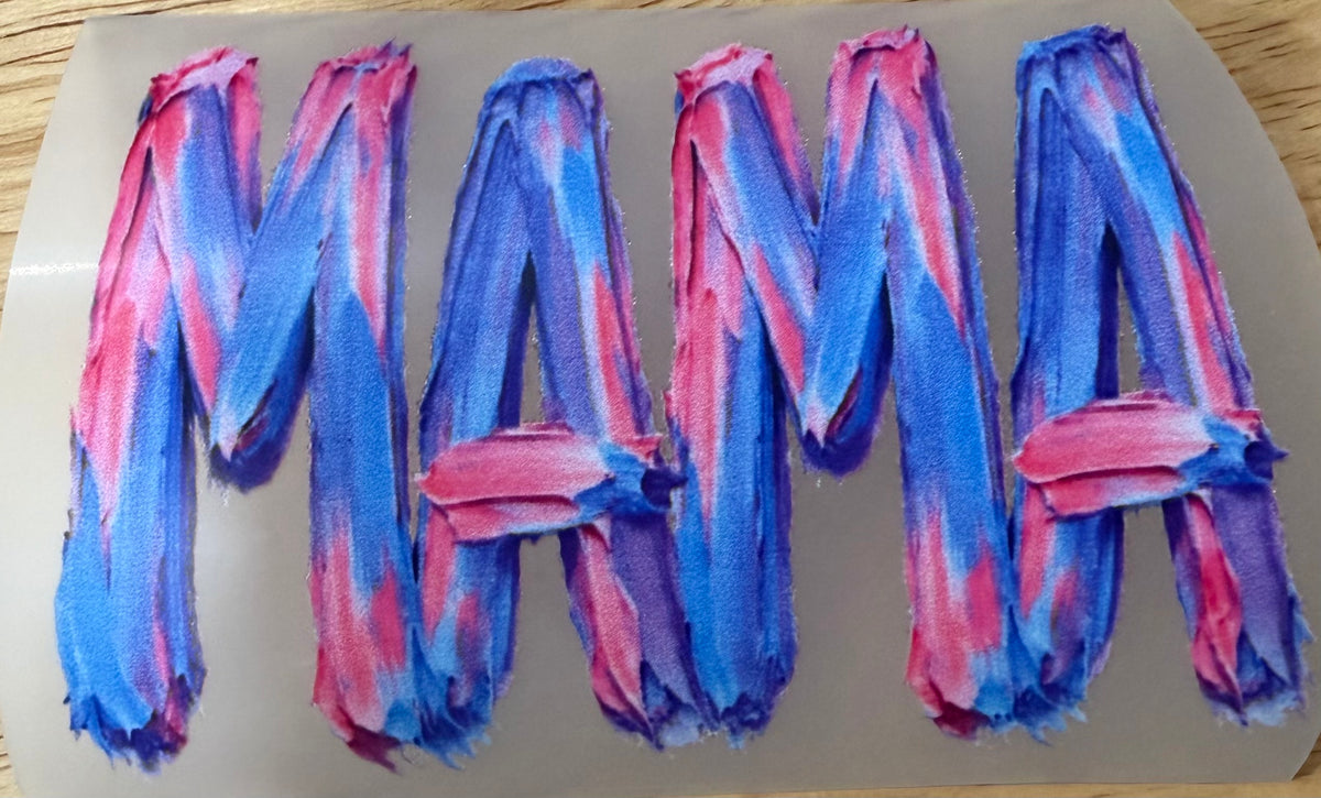 MAMA Brushstroke Print Trucker Hat