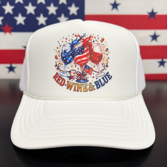 Red, Wine & Blue Trucker Hat