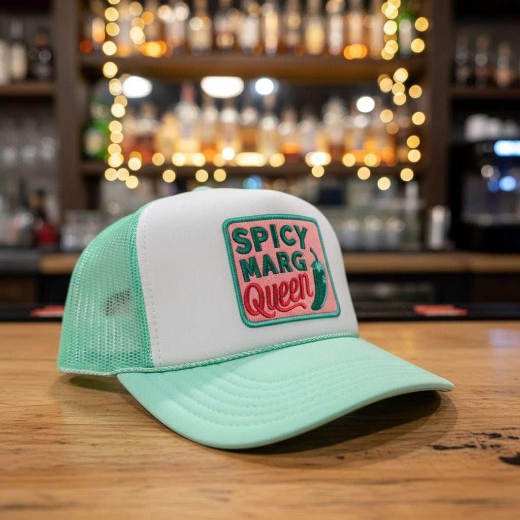 Cocktails & Chaos Trucker Hats