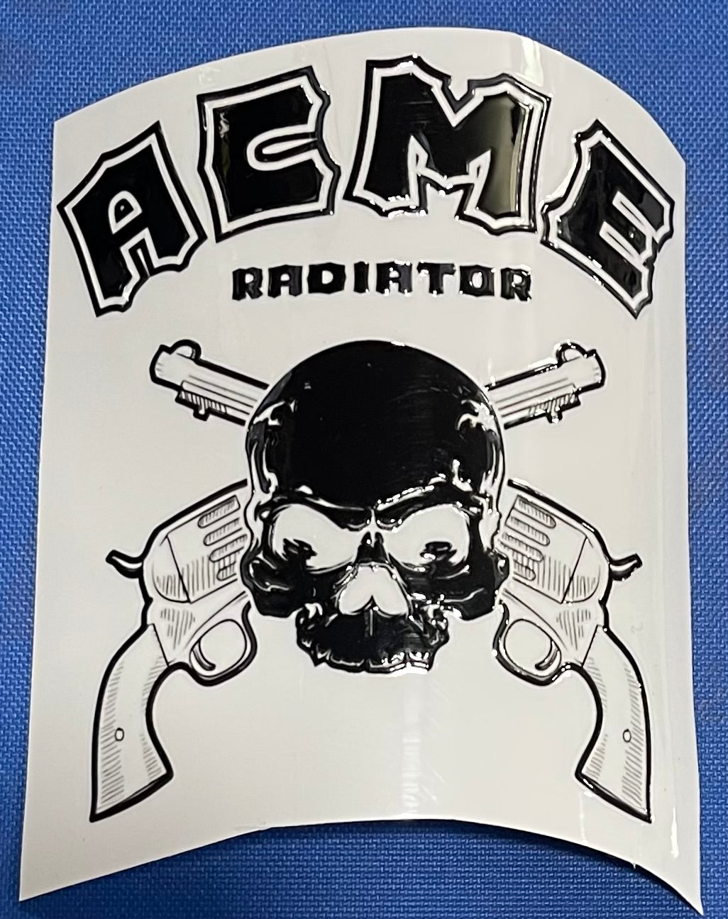 UV Decal - ACME Radiator Skull & Guns
