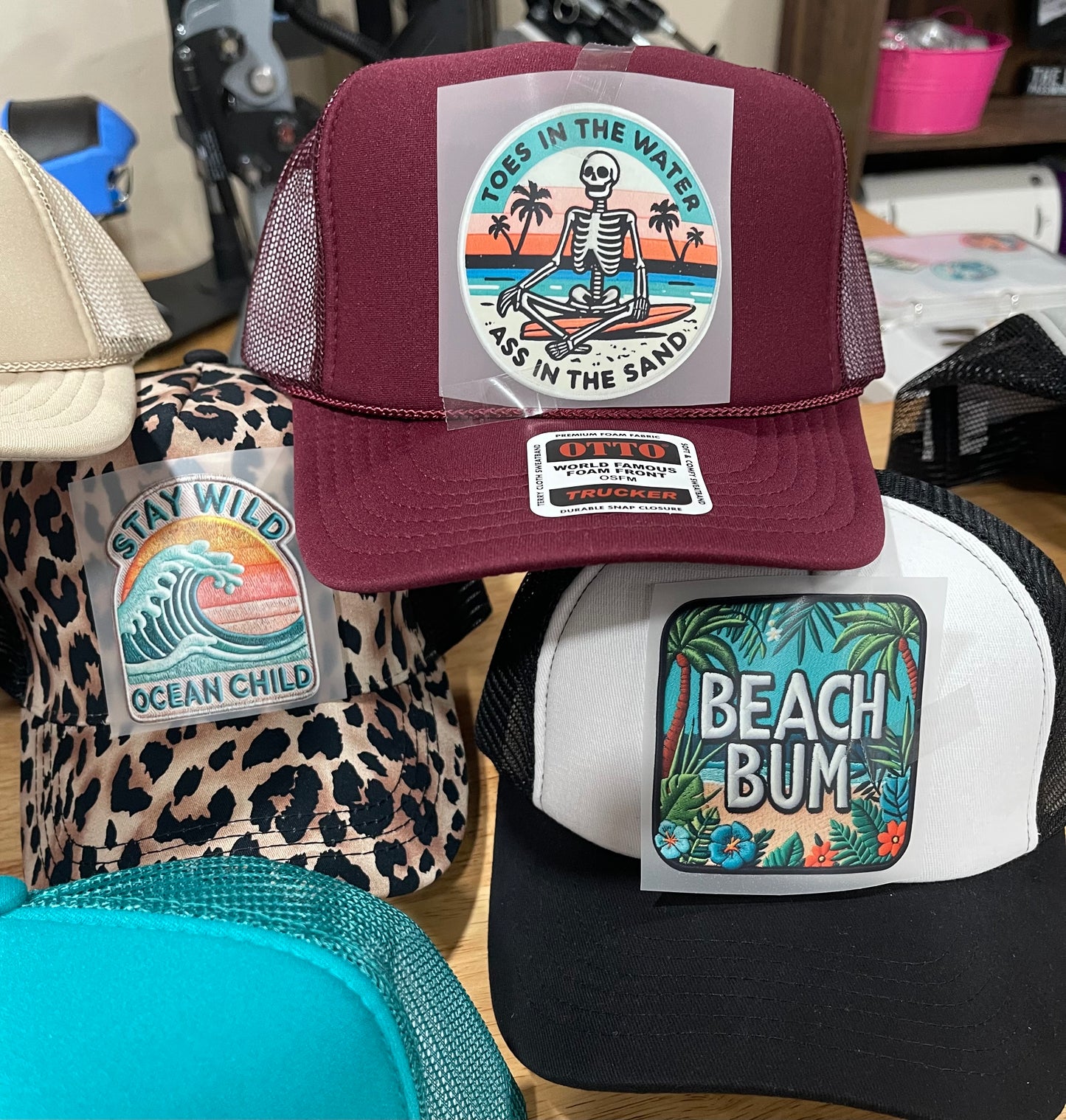 CUSTOM DTF Patch - OTTO Foam Mesh Back Hat