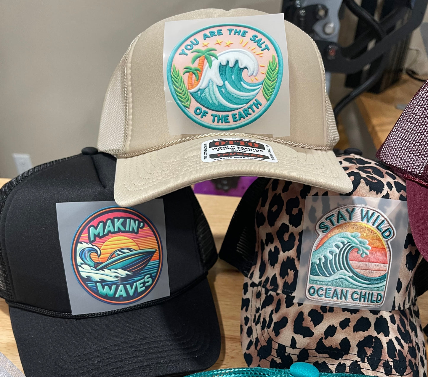 CUSTOM DTF Patch - OTTO Foam Mesh Back Hat