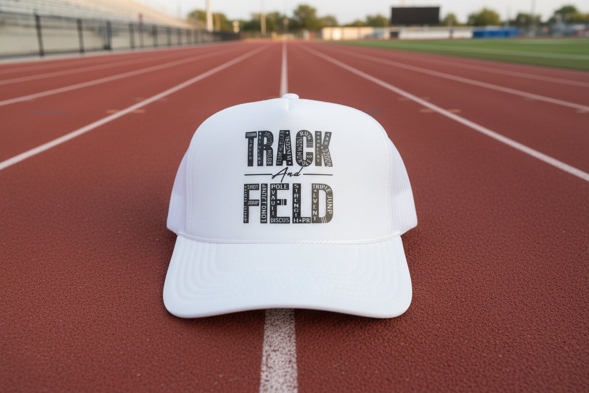 Track & Field Trucker Hats
