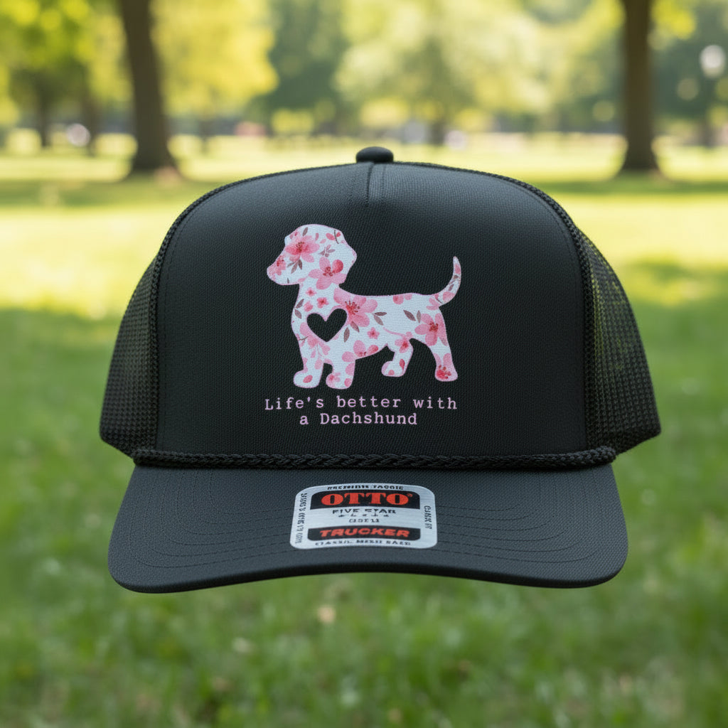 Life’s Better With a Dachshund Trucker Hat