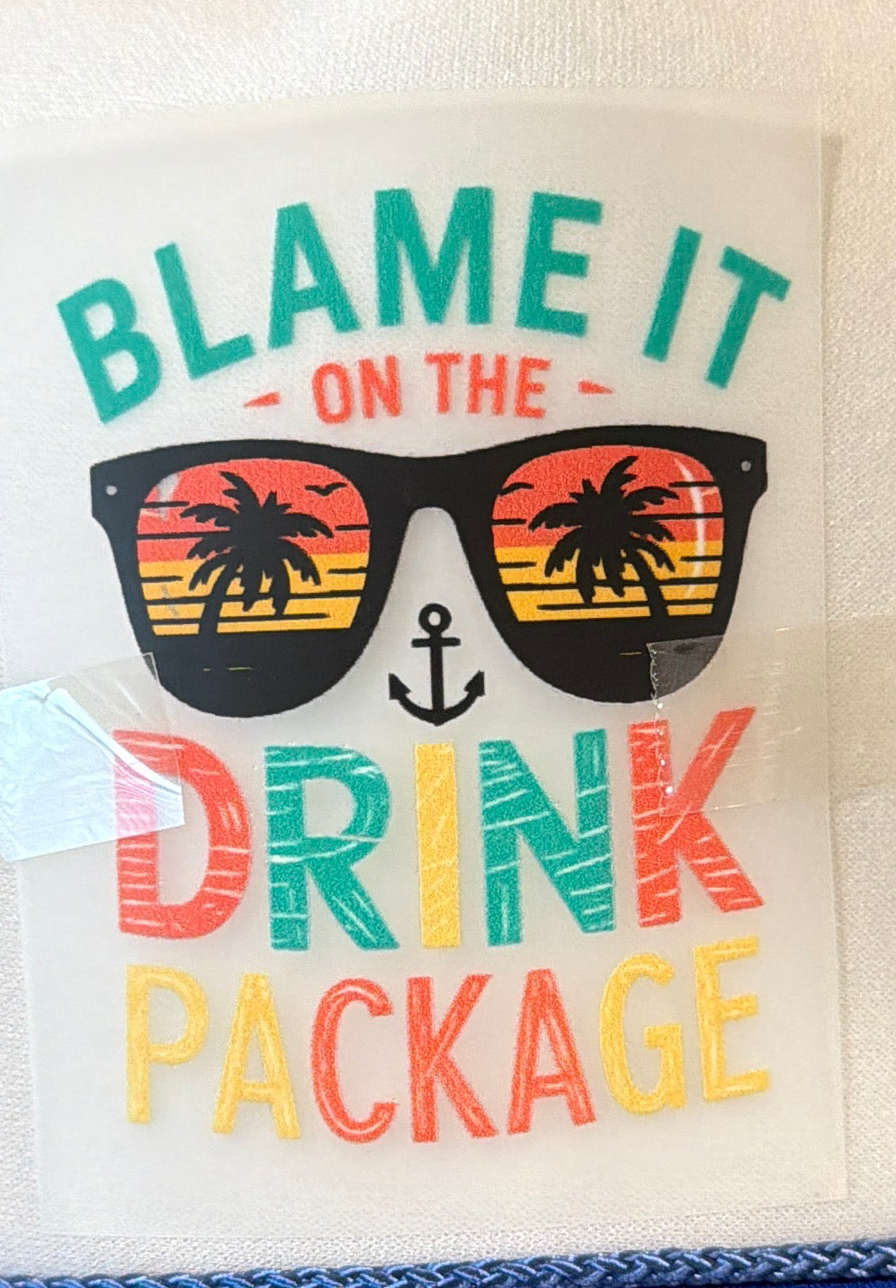 Blame it on the Drink Package Trucker Hat
