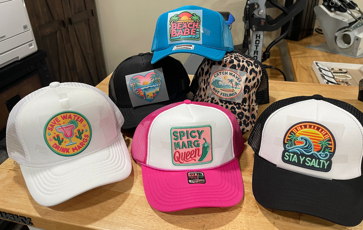 CUSTOM DTF Patch - OTTO Foam Mesh Back Hat