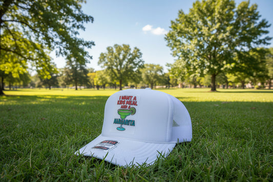 I Want a Kids Meal and a Margarita Trucker Hat