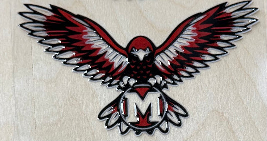 UV Decal - Montrose Red Hawks