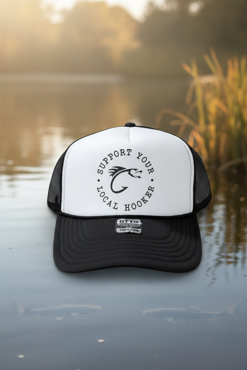 Support Your Local Hooker Trucker Hats