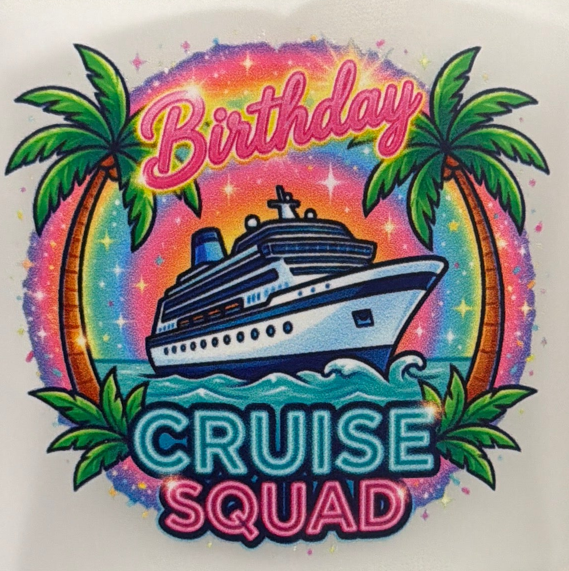 Birthday Cruise Squad Trucker Hat