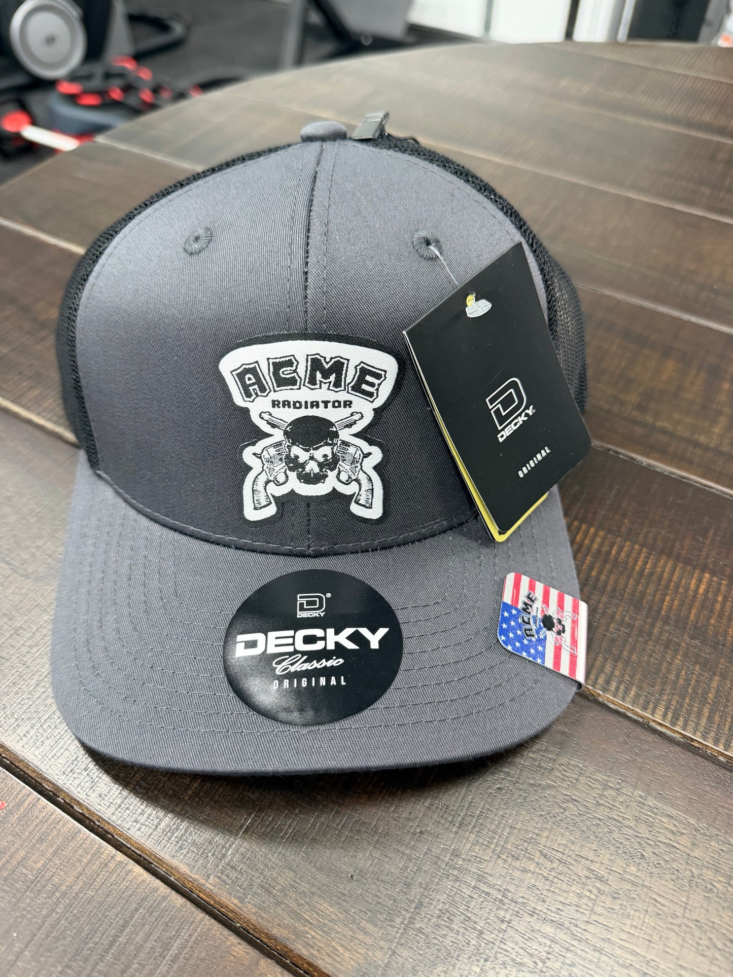 Hat Clip - Distressed UV Printed Flag