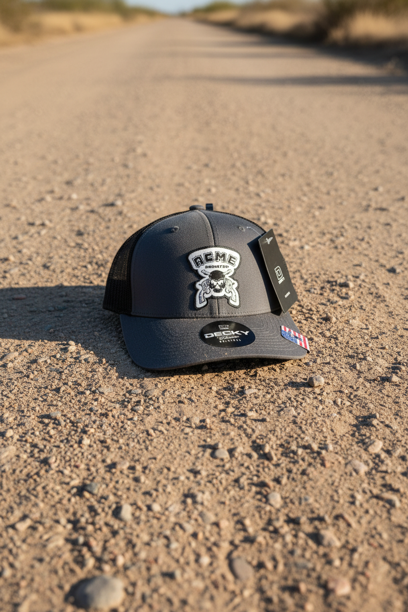 Hat Clip - Distressed UV Printed Flag