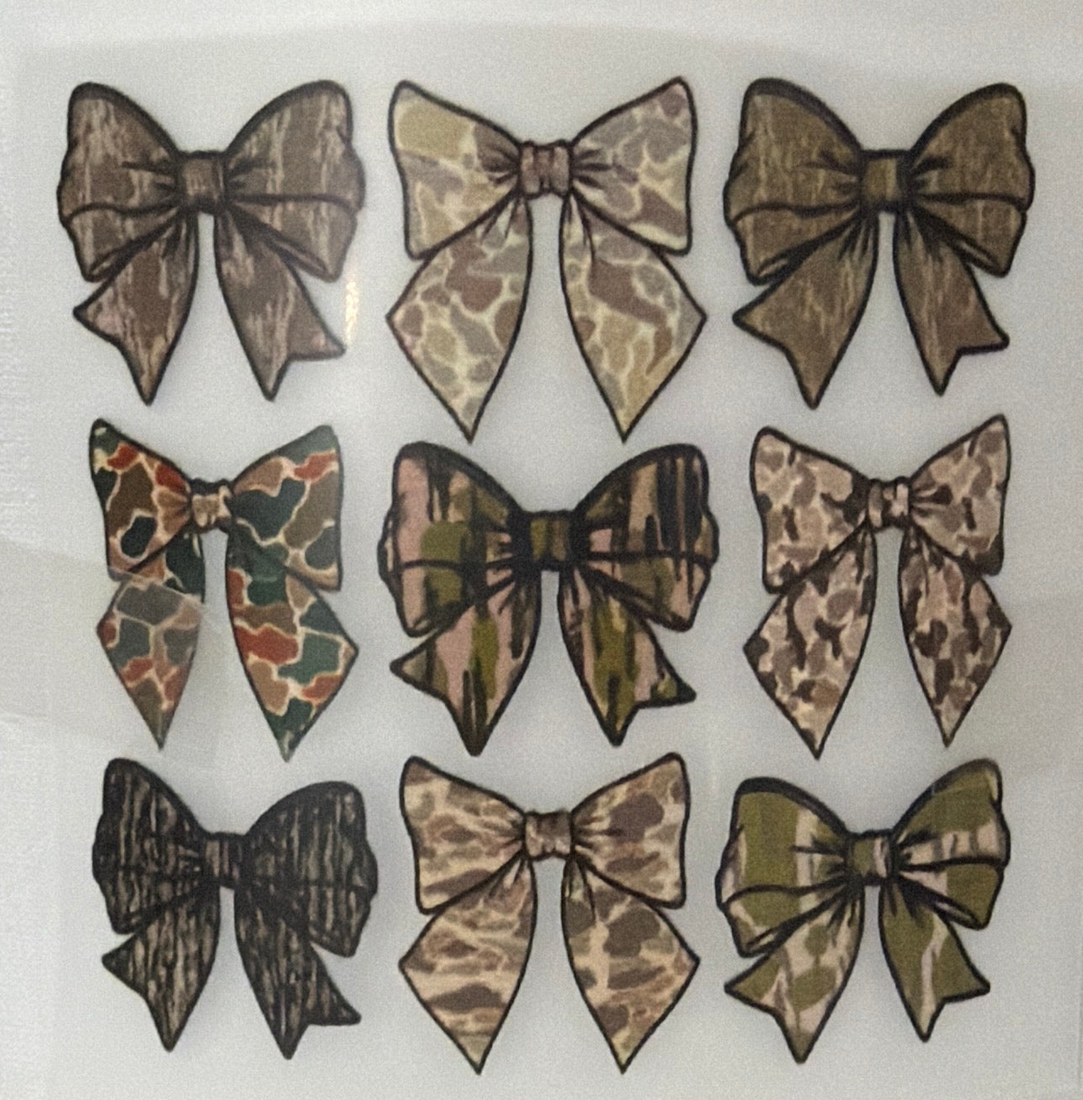 Camo Bows Trucker Hats