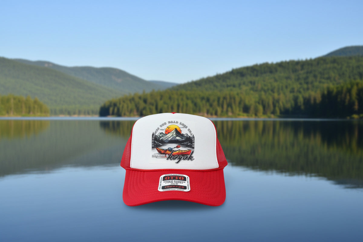 Sometimes The Road Less Traveled Requires a Kayak Trucker Hat