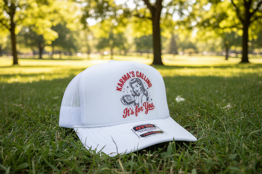 Karma Is Calling Trucker Hat