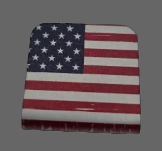 Hat Clip - Distressed UV Printed Flag