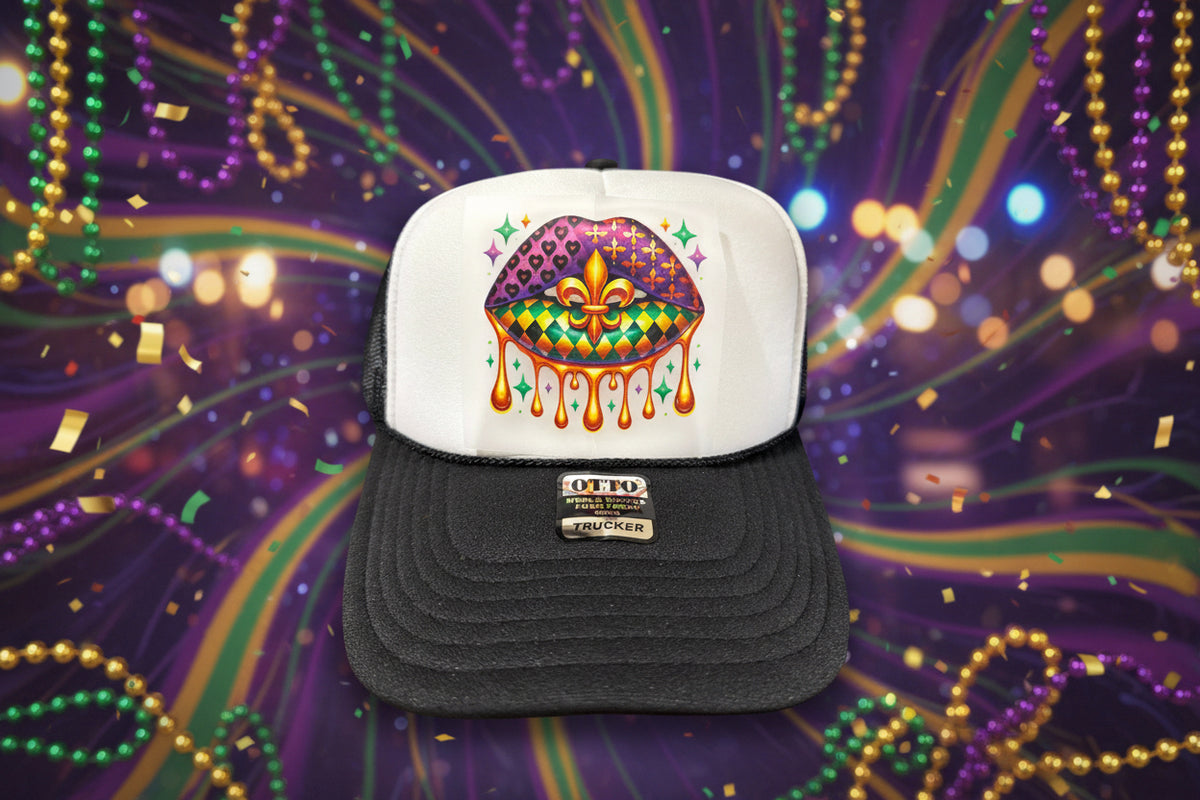 Mardi Gras Trucker Hat