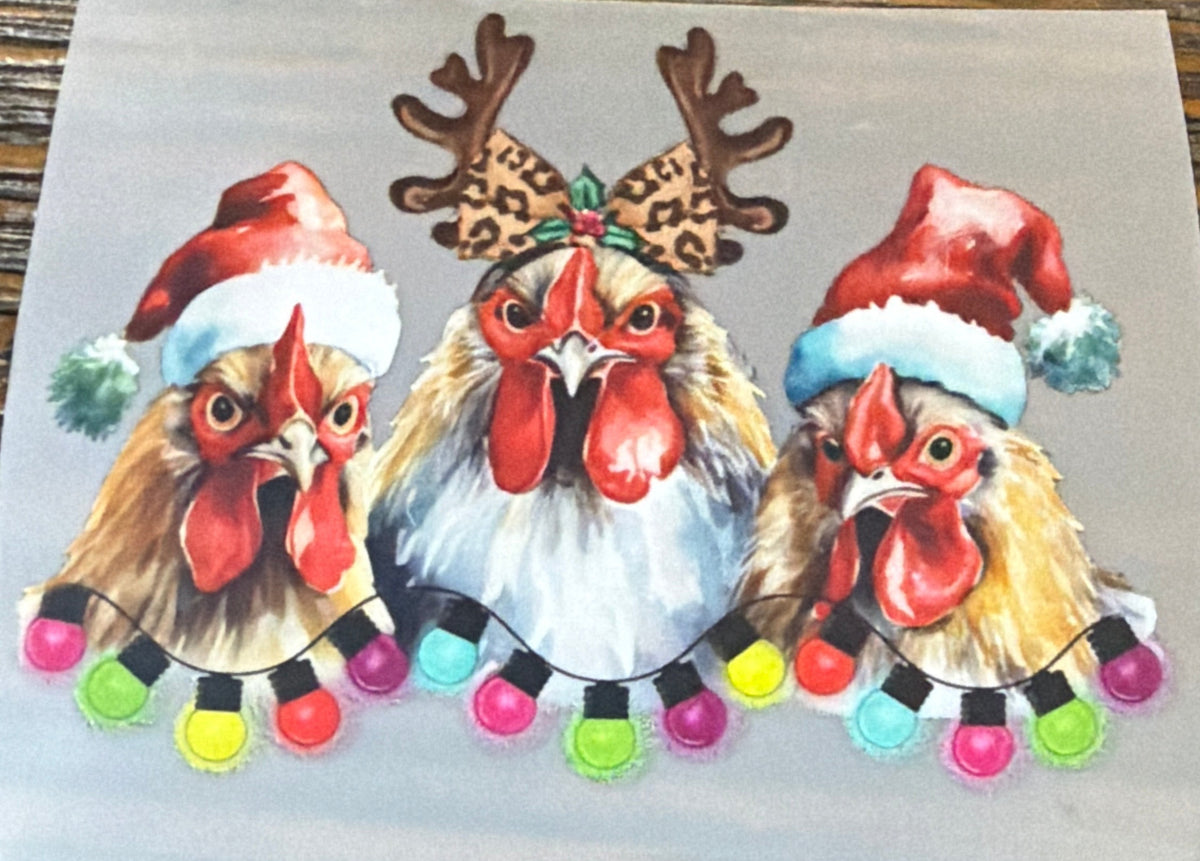 Christmas Chickens Trucker Hat 🐔🎄🦌