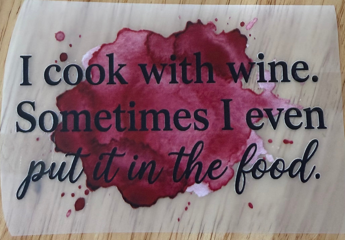 I Cook with Wine Trucker Hat