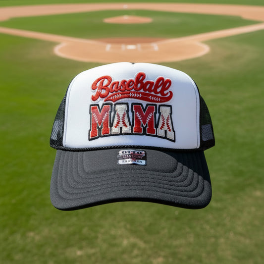Baseball MOM & MAMA Trucker Hats