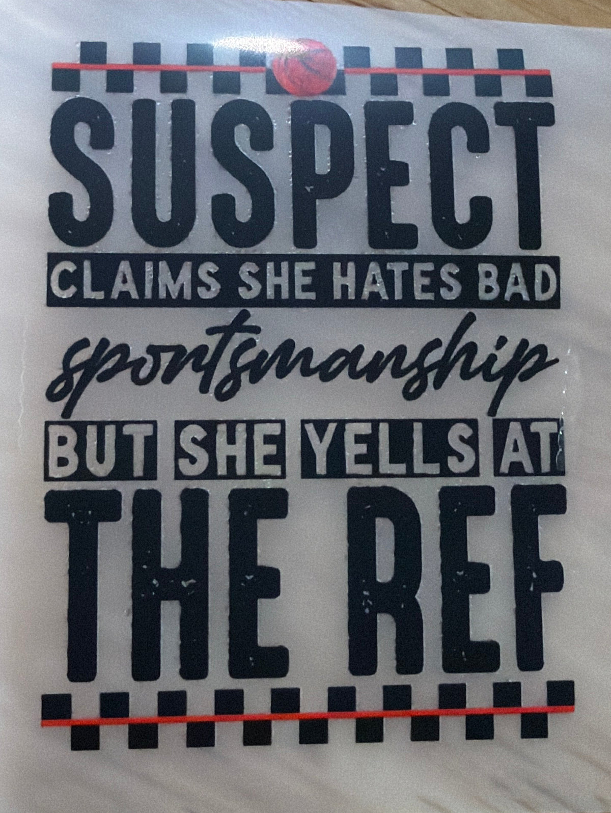 Checker Suspect Claims She Hates Bad Sportsmanship Trucker Hat