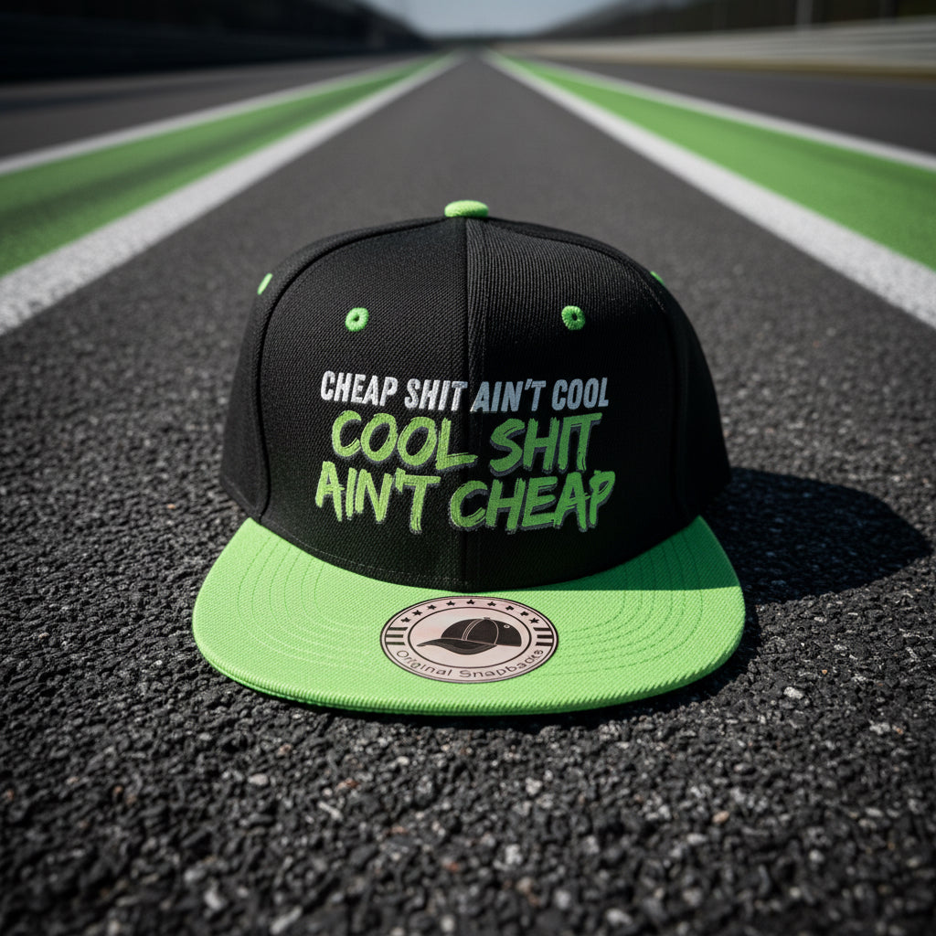 Cheap Shit Ain’t Cool, Cool Shit Ain’t Cheap Trucker Hat