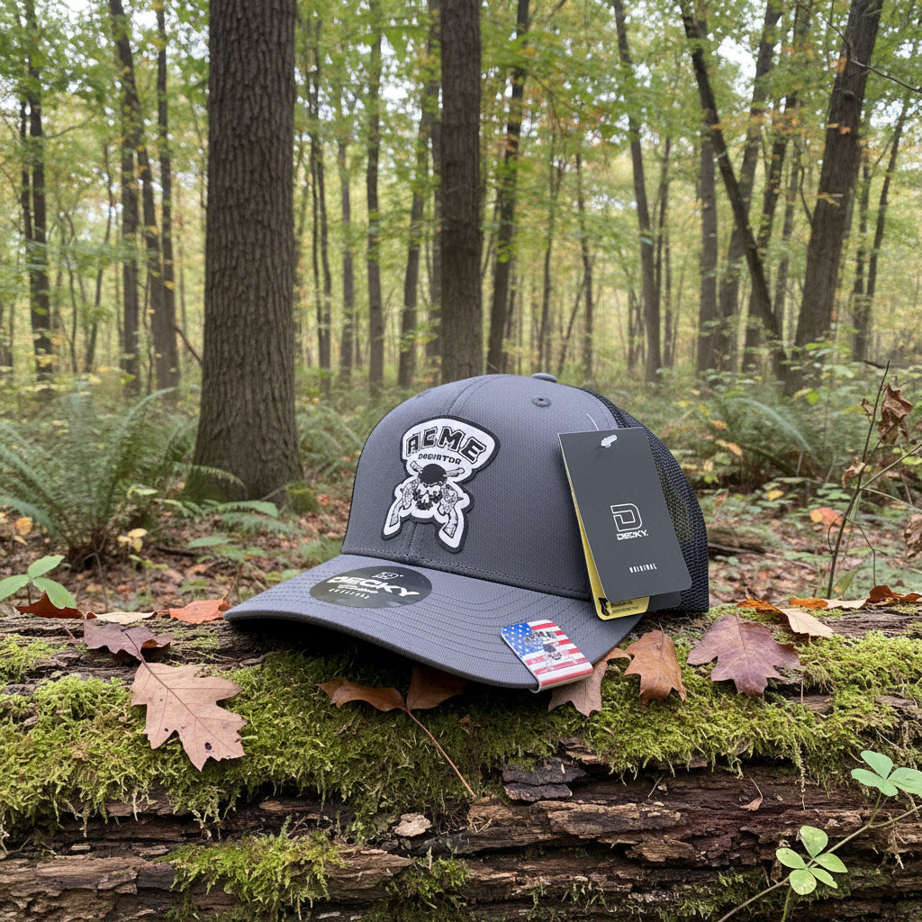 Hat Clip - Distressed UV Printed Flag