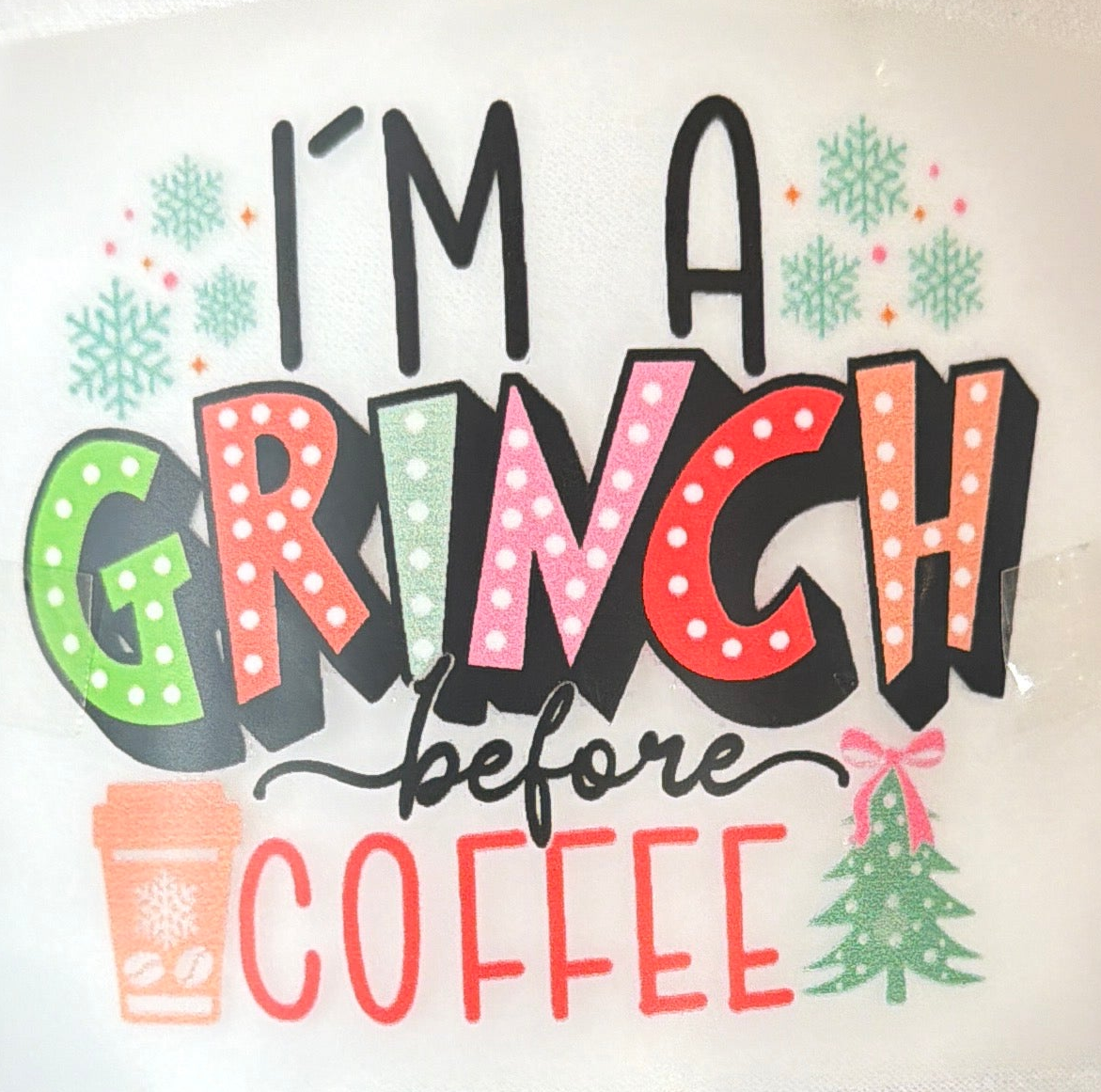 I'm A Grinch Before Coffee Trucker Hat