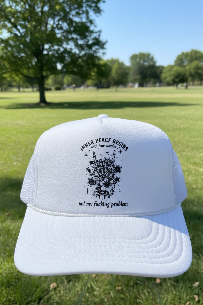 Inner Peace Begins Trucker Hat