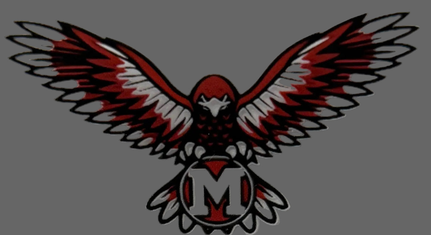 UV Decal - Montrose Red Hawks