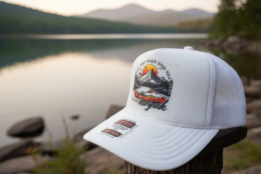 Sometimes The Road Less Traveled Requires a Kayak Trucker Hat